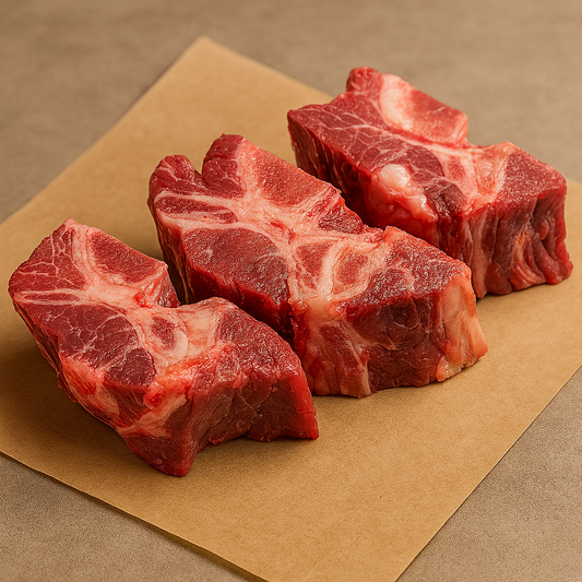 Neck Bones - Meaty Beef Bones (Approx. 2.0 lb Pack)