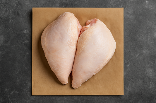Bone-in Chicken breast - Skin On (2.0 lb Pack)